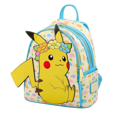 Loungefly Pokemon Pikachu Floral Backpack - The Happy Toy Store
